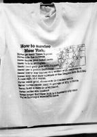 T-shirt How to survive New York