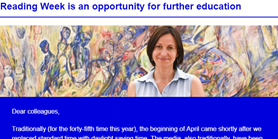 Faculty Newsletter: Reading Week is an opportunity for further education