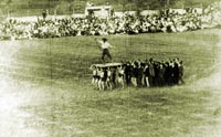 Spartakiáda Slavnostní scéna I. dělnické spartakiády, 1921