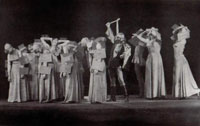Výjev z baletu Z. Přecechtěla Pohádka o tanci, 1941