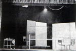 Scéna pro Burianovu adaptaci Molierova Lakomce (D’34, 1934)